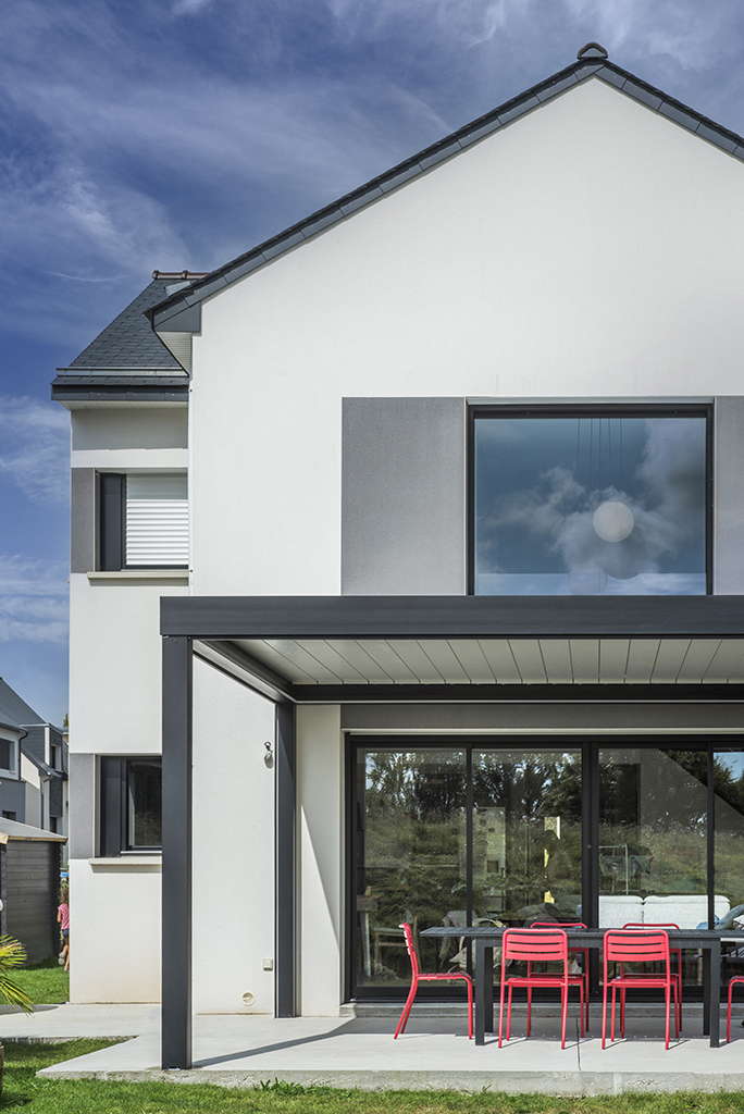 Inspiration d'une construction de maison sur-mesure - baies vitrées - Lamotte Maisons Individuelles