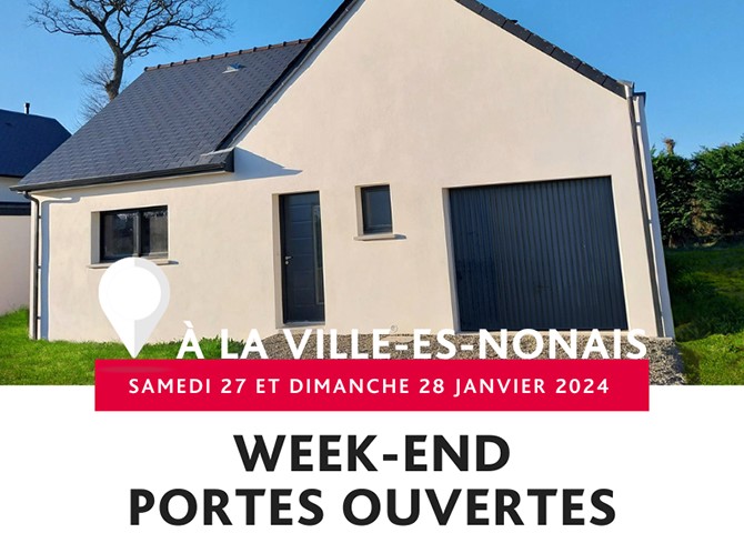 Week-end portes ouvertes à La Ville-és-Nonais - Janvier 2024 - Lamotte Maisons Individuelles
