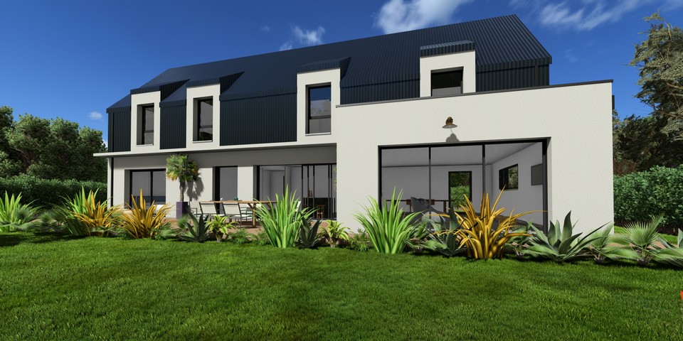 Terrain + maison avec jardin à Baden (Morbihan) - Lamotte Maisons Individuelles