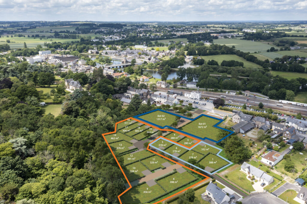 Lotissement L'Arrivée à Guipry-Messac (35) - Vue drone - Lamotte Maisons Individuelles