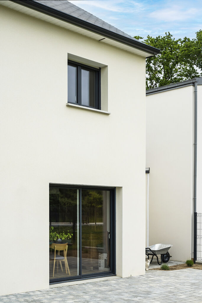 Construction d’une maison connectée en Ille-et-Vilaine, à Bain-de-Bretagne : reportage photo - jardin