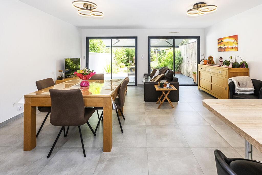Réalisation d’une maison traditionnelle à Rennes - Reportage photo - Pièce de vie - Lamotte Maisons Individuelles