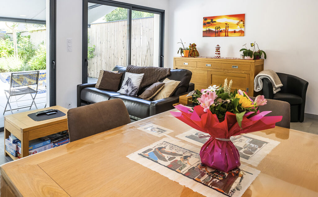 Réalisation d’une maison traditionnelle à Rennes - Reportage photo - salon - Lamotte Maisons Individuelles