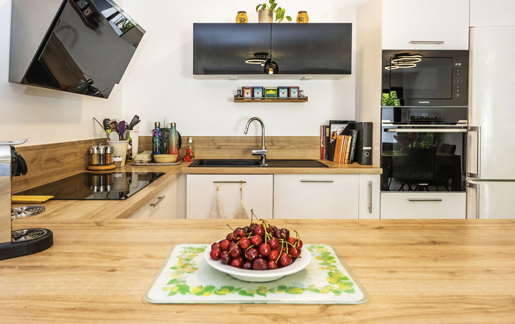 Réalisation d’une maison traditionnelle à Rennes - Reportage photo - cuisine - Lamotte Maisons Individuelles